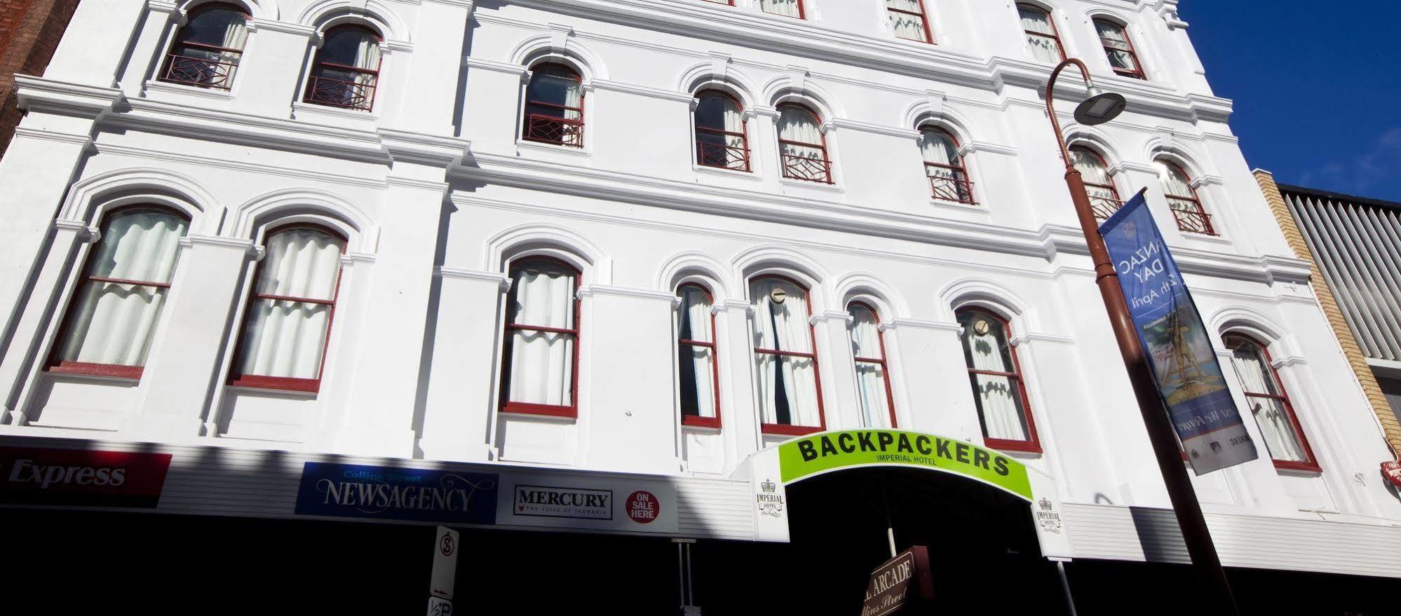Backpackers Imperial Hotel Hobart Bagian luar foto